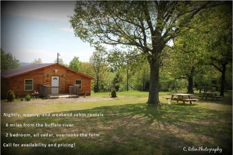 Cedar Cabin Located On A Buffalo Farm Marshall Εξωτερικό φωτογραφία